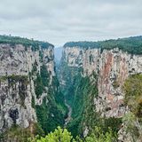 Itaimbezinho canyon at the Aparados da Serra National Park, located in the Serra Geral range of Rio Grande do Sul and Santa Catarina