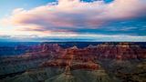The Grand Canyon at sunset