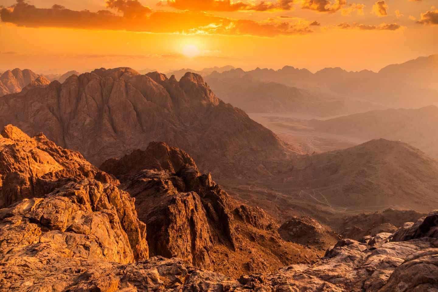 Aussicht vom Berg Sinai
