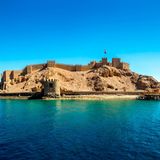 Blick auf die Pharaoneninsel in Ägypten