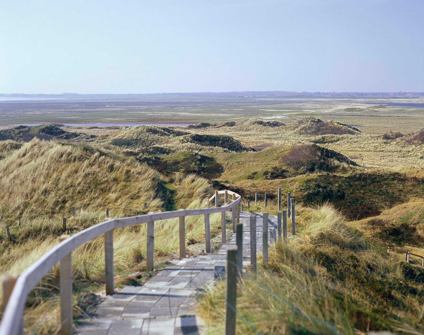 Aussicht genießen von der Melkhörndüne Melkhörndüne auf Langeoog
