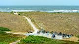 Radfahrer auf Langeoog
