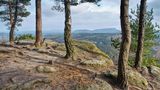 Blick auf den großen Zschirnstein