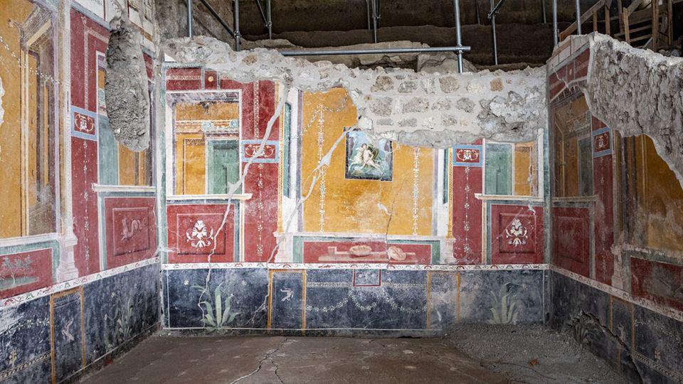 Das aufwendig dekorierte Interieur des Hauses Elle und Frisso