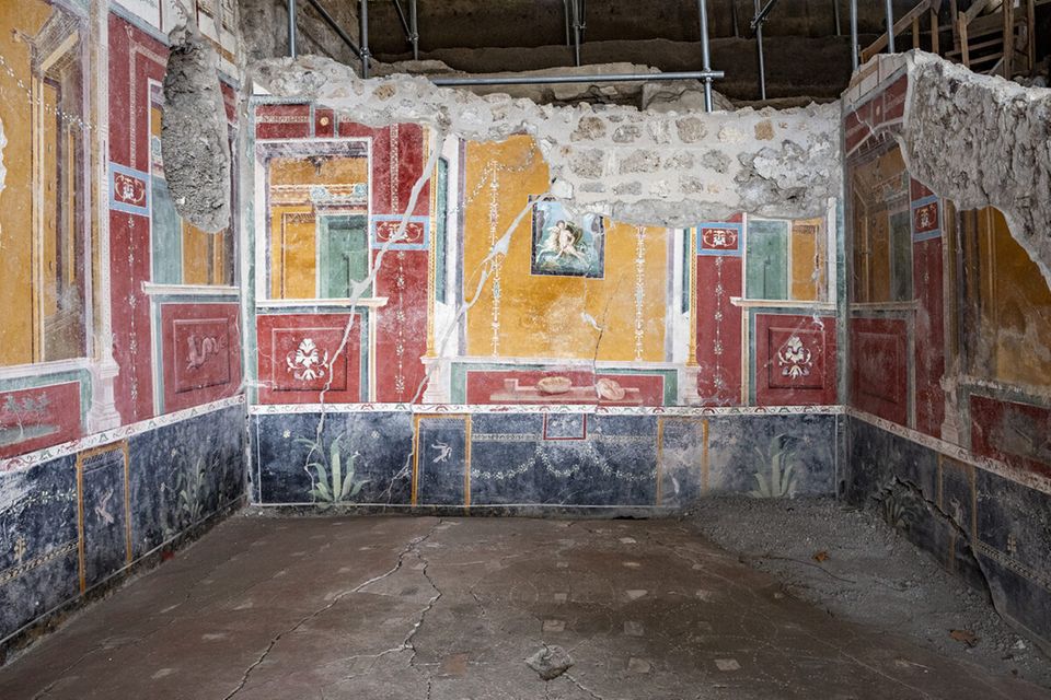 Das aufwendig dekorierte Interieur des Hauses Elle und Frisso