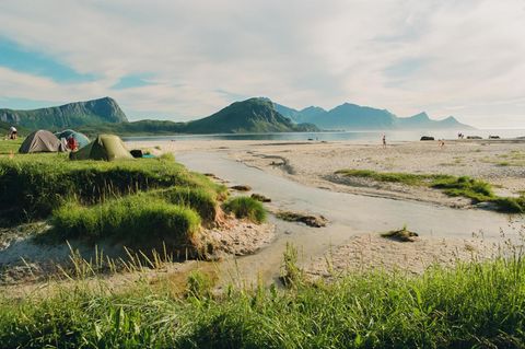 Strand auf den Lofoten