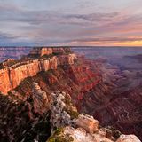Sunset at Cape Royal, Grand Canyon, Arizona, America, USA