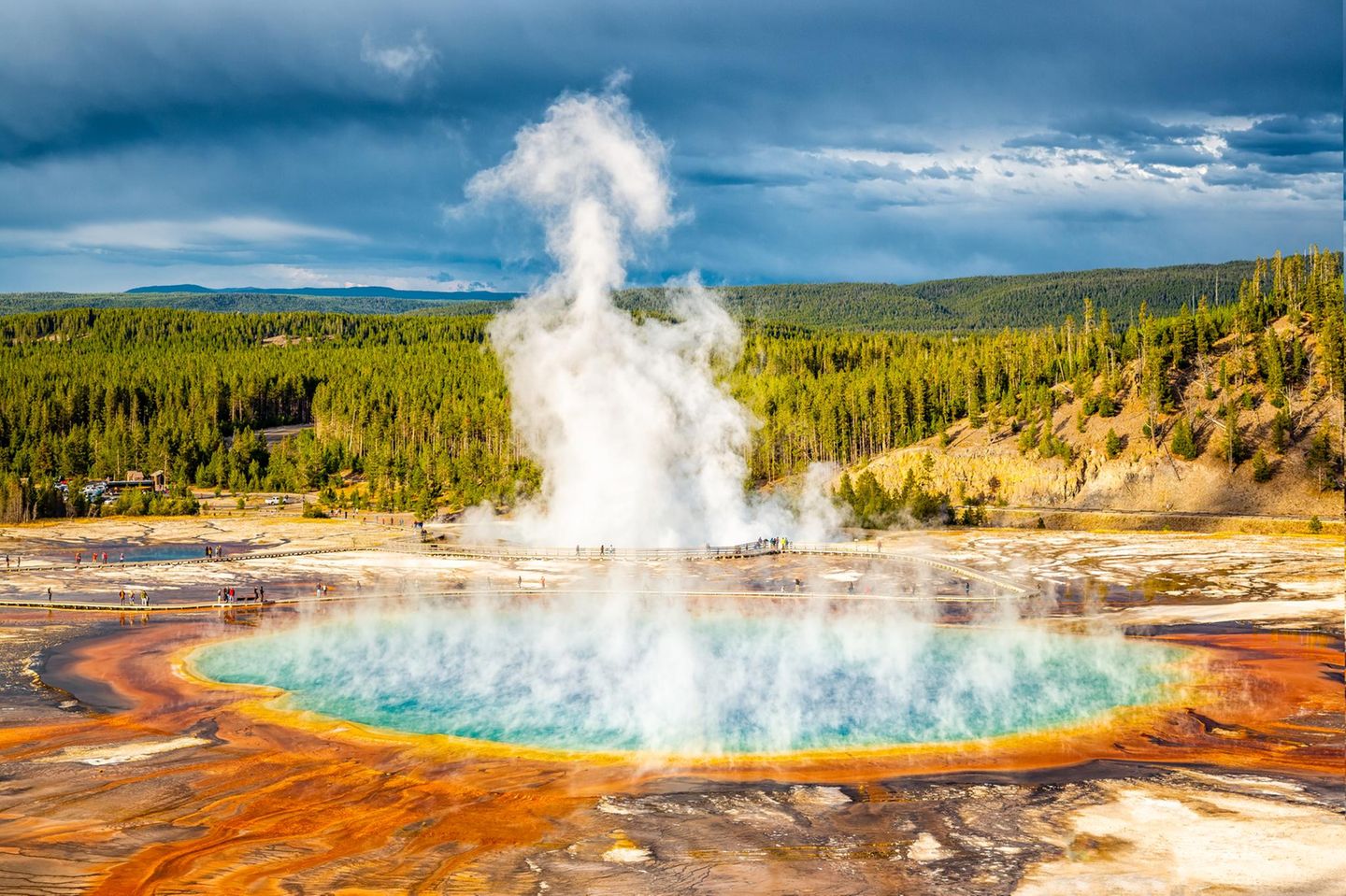 Yellowstone Nationalpark, Wyoming Grand Prismatic Spring - Yellowstone National Park