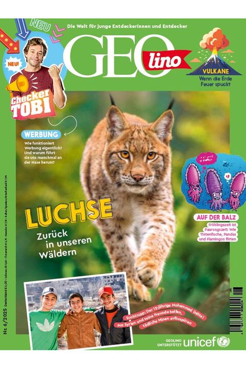 Cover GEOlino 05-2025: Luchse