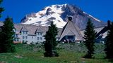 Timberline Lodge with Mt Hood, Mt Hood National Forest, Oregon