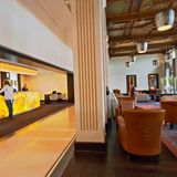 Europe, Switzerland, Zurich, the lobby at the The Dolder Grand luxury hotel on Kurhausstrasse