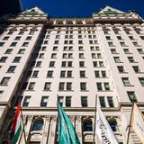USA, New York, New York City, Mid-Town Manhattan, The Plaza Hotel, exterior