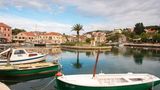 Europe, Croatia, Hvar Island, Vrboska. Known as Little Venice