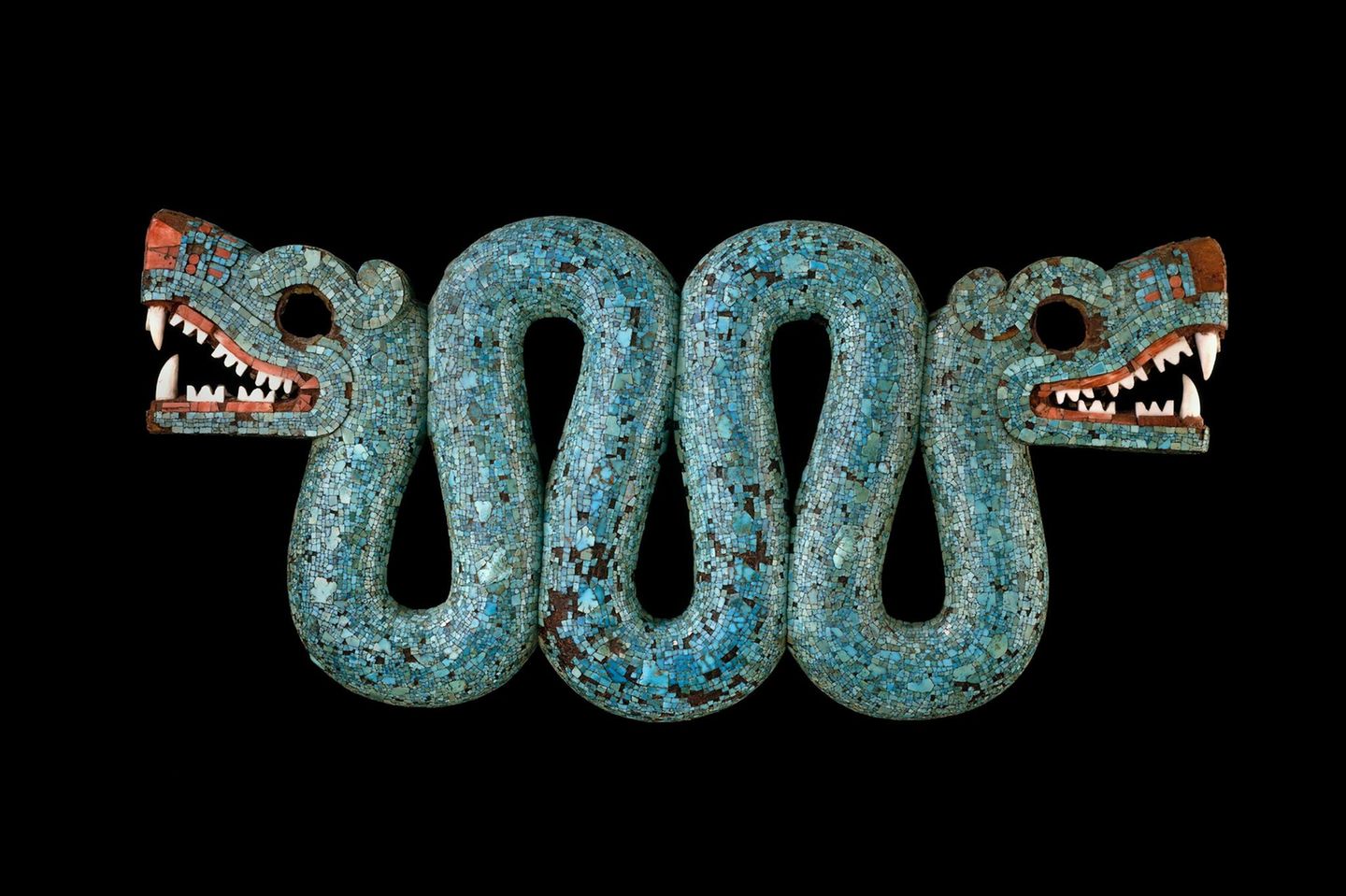 Blauer Aztekischer Hintergrund Blauer Aztekischer Hintergrund