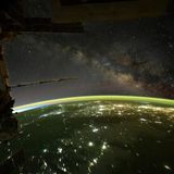 Milchstraße, fotografiert von Don Pettit