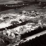 Blick von oben auf das Filmgelände