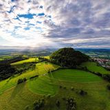 Hohenstaufen bei Sonnenaufgang