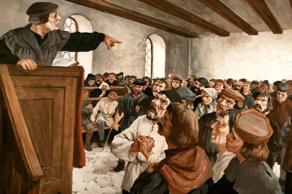 Thomas Müntzerr spricht zu den Bauern 1.5026