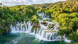 Krka Wasserfall in Norddalmatien, Kroatien