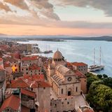 Blick auf die Altstadt von Šibenik
