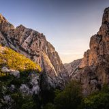 Schlucht Velika Paklenica im Paklenica Nationalpark