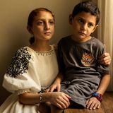 Portrait eines Geschwisterpaares