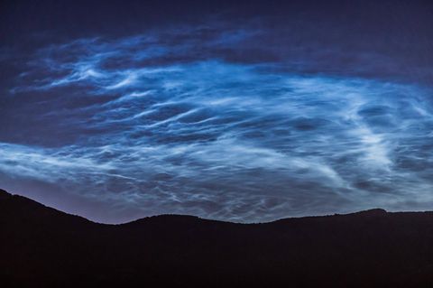 Nachtleuchtende Wolke in Kroatien am 13. Juli 2024
