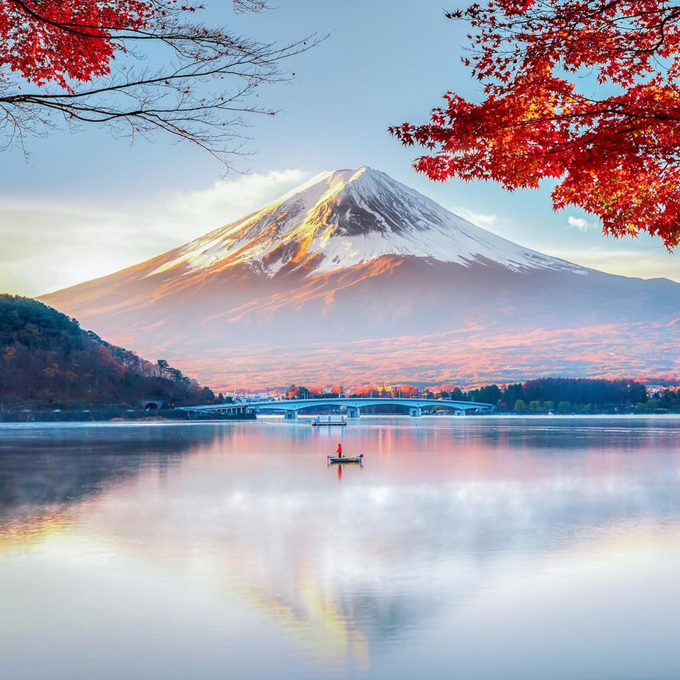 Mount Fuji im Morgenlicht