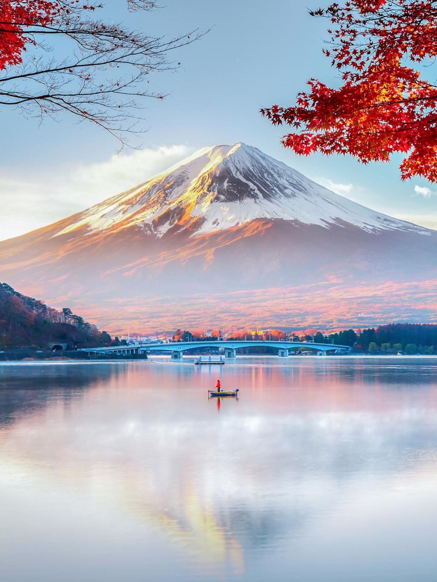 Mount Fuji im Morgenlicht
