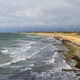 Steilküste Gedser Odde auf der dänischen insel Falster