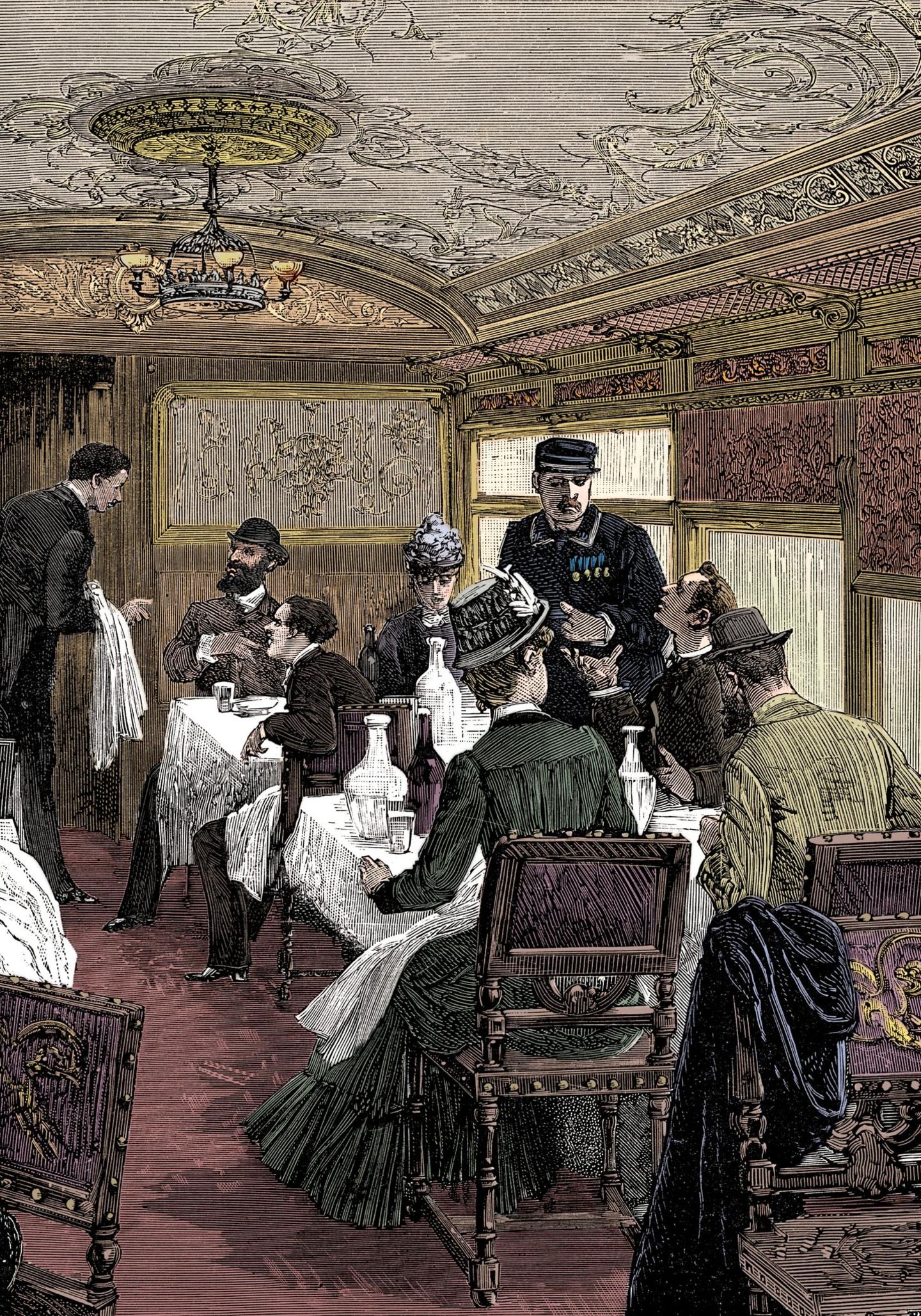 Speisewagen im Orient Express
