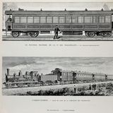 Illustration des Orient Express aus dem Jahr 1884
