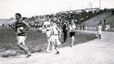 US-Athlet Thomas Hicks bei einem Rennen