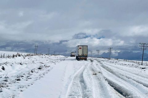 Wintereinbruch in Südafrika