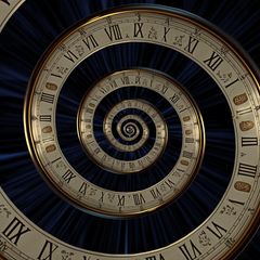 Surreale Zeitspirale