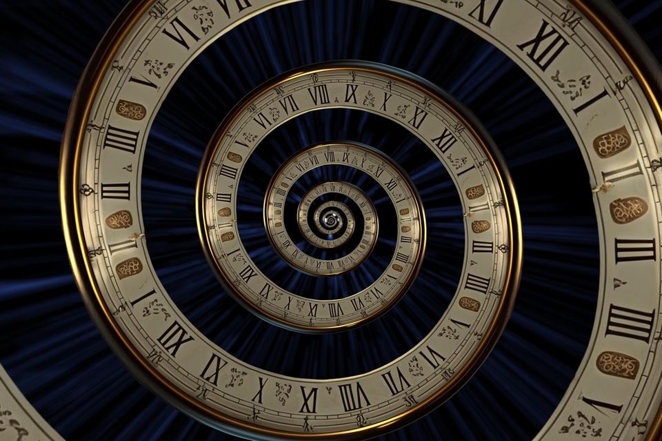 Surreale Zeitspirale 1