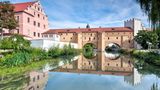 Erzweg in Walberla mit Wassertorbau