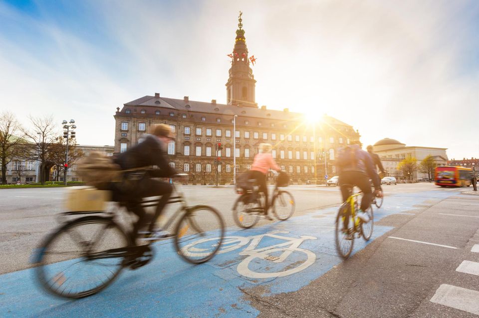 Radfahrer in Kopenhagen 1.5004