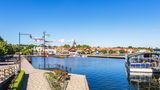 Blick auf die Stadt Västervik