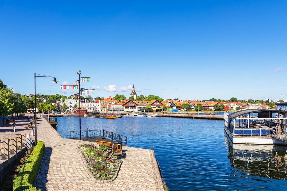 Blick auf die Stadt Västervik 1.5004
