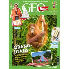 Cover GEOlino 07-2025: Orang-Utans