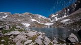 Horcados Rojos mit Gebirgssee