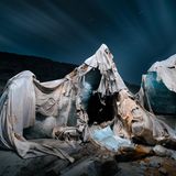 Wärmeplane am Rhonegletscher