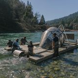 Fischfalle in Kalifornien