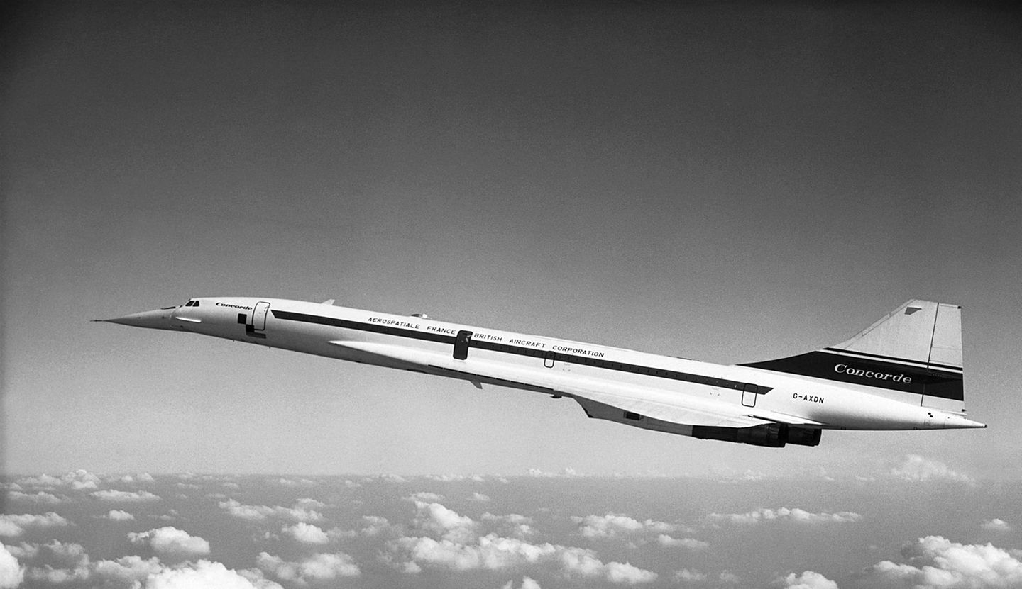 Im Überschall über den Atlantik Überschallflugzeug im Testflug