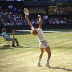 Boris Becker in Wimbledon