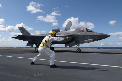 F35-Kampfjets wie diesen aus US-amerikanischer Produktion will die Bundeswehr im Rahmen ihrer Aufrüstung anschaffen