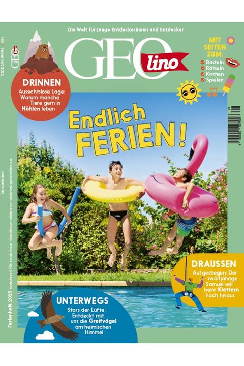 Cover GEOlino Ferienheft 2025