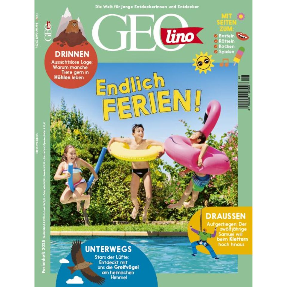Cover GEOlino Ferienheft 2025