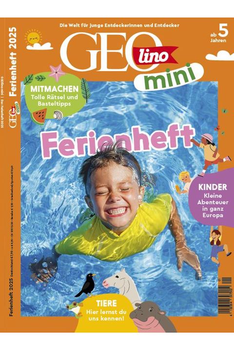 Cover GEOlino MINI Ferienheft 2025